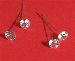 Diamant nåle. Oasis. 4 stk. Ø 0,8 cm. Længde ca. 5 cm