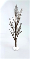 Dekorations træ  med sne til nisse døren m.m. H ca. 20 cm.