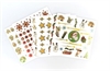  Stickers / klistermærker. 6 ark med mange jule / vinter motiver.