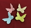 4 stk. Fine keramik sommerfugle i de viste farver. Vingefang ca. 7 cm.