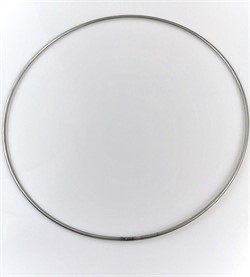 Metal ring (jern) Ø 30 cm. B 4 mm. Stabil ring til bla. binderi / dørkranse m.m.