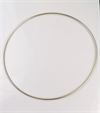 Metal ring  halv blank. (jern) Ø 30 cm. B 4 mm. Stabil ring til bla. binderi / dørkranse m.m.