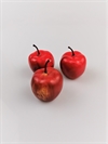 1 stk. æble i de viste røde farver. Ø ca. 5 cm. Prisen er pr. stk.