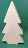 Et stk hvid, keramik juletræ.Højde 29 cm.Brede ca. 7 cm.
