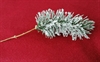 Et stk. Frostet / is gran kvist længde ca. 12 cm + brun tråd / gren.