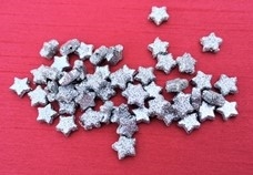  Små glitter stjerner. Velegnet i dekorationer m.m.
