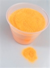 Fint farvet orange / gul dekorations sand. Ca. 375 g.