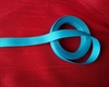 5 meter flot blå. Dekorations bånd brede ca. 1,6 cm
