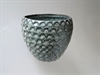 Et stk. Lille keramik skjuler Ca. H. 8 cm. Ø målt foroven. Ca. 7,5 cm.