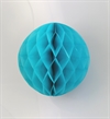 Honeycomb. Ball paber 20 cm. Turkis blå.