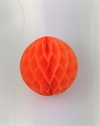 Honeycomb. Ball paber 20 cm. Orange.