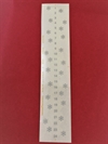 Kalenderlys tal sølv, 21 cm. Overførings tal kalenderlys. Bruges på lys med glat overflade.