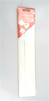 STJERNESTRIMLER. Brede 2 cm. Hvide strimler.