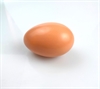 Et stk. ud pustet gåse æg. Brunmalet Ca. 9 cm. Velegnet i store dekorations reder