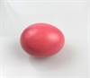 1 stk. Hønse æg. Ud pustet. Malet. Pink. Fine i dekorationer m.m. Ca. 5 cm.