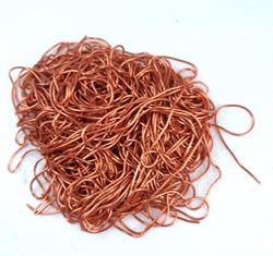 BOUILLON Tråd/snor  Kobberfarvet. Ca. 100 g.