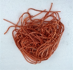  Effekt / BOUILLON Tråd/snor kobberfarvet. . Kraftig model ca. 100 g.