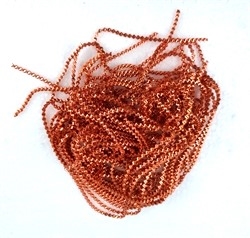  Effekt / BOUILLON Tråd/snor kobberfarvet. . Kraftig model ca. 100 g.