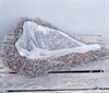 Stort. Hjerte underlag. Ca. 40 x 26 x 9 cm.