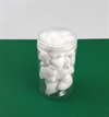 Glitter hvide hjerter. i 2 varianter. Ca. 3 og 2 cm. Fine som pynt i dekorationer m.m. Meget lette.
