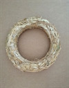 Halm krans 18 x 3 cm.