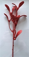 Glitter gren rød H. ca. 34 cm