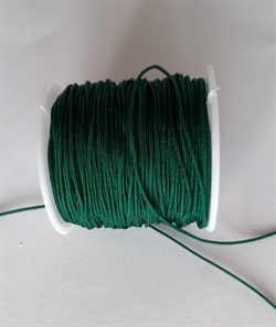 Grøn snor 25 meter b. ca. 1 mm.