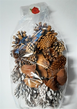 Pose med blandede kogler. Ca. 20 stk.