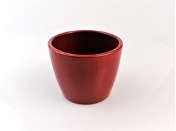 Potte skjuler rød. H ca. 6,5 cm. Ø ca. 8 cm. 