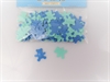Confetti små blå bamser ca.15 g. brug dem på bordkort / kort som pynt på dugen m.m.