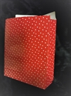 Et stk. Gavepose Rød med hvide stjerner