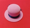 Lys rød gaveæske. Hat. Velegnet til smykkegaver, ring, øreringe m.m. Ø 7 cm. Højde 4 cm.