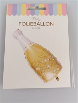 Folie ballon H ca. 89 cm. " Champagne flaske "