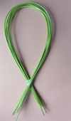 8 stk. lys grønne/lime farvede runde Flexpinde. Længde ca. 75 cm.