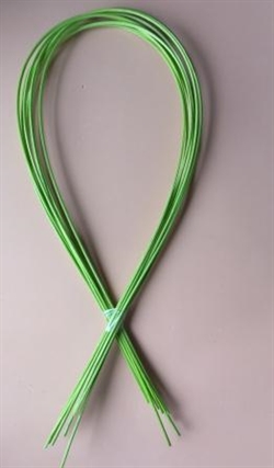 8 stk. lys grønne/lime farvede runde Flexpinde. Længde ca. 75 cm.