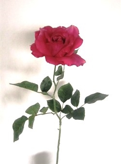 Pink flot stor silke rose ca. 75 cm.