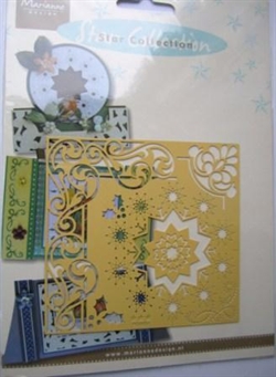 Marianne Design. Star Collrction. Embossing.